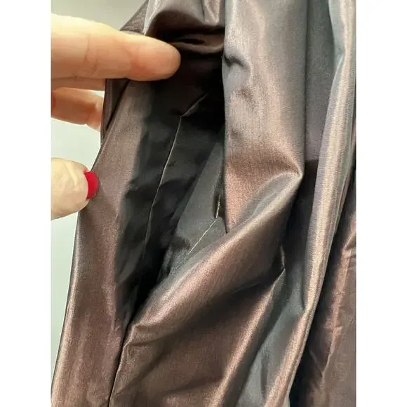 Victor Costa Ltd. Women’s Vintage Taffeta Balloon Leg One Piece Iridescent 10 - Picture 16 of 16